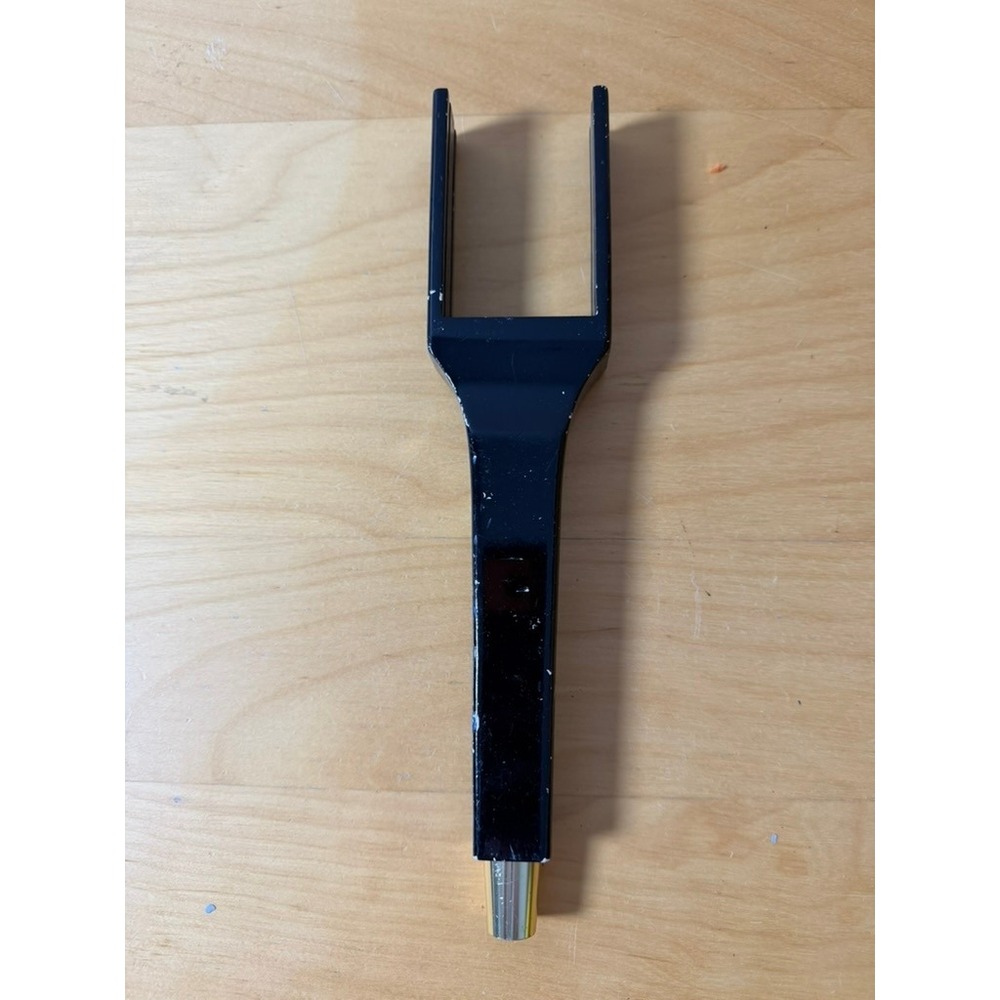 Black Wood U-Shape Beer Tap Handle Glossy Minimalist Kegerator Draft Accessory